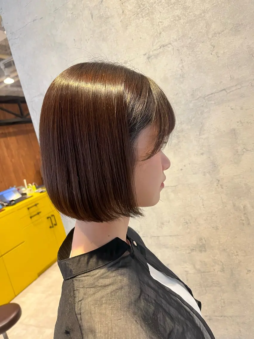 ショート ボブ 山本(末田) 崇子のヘアスタイル