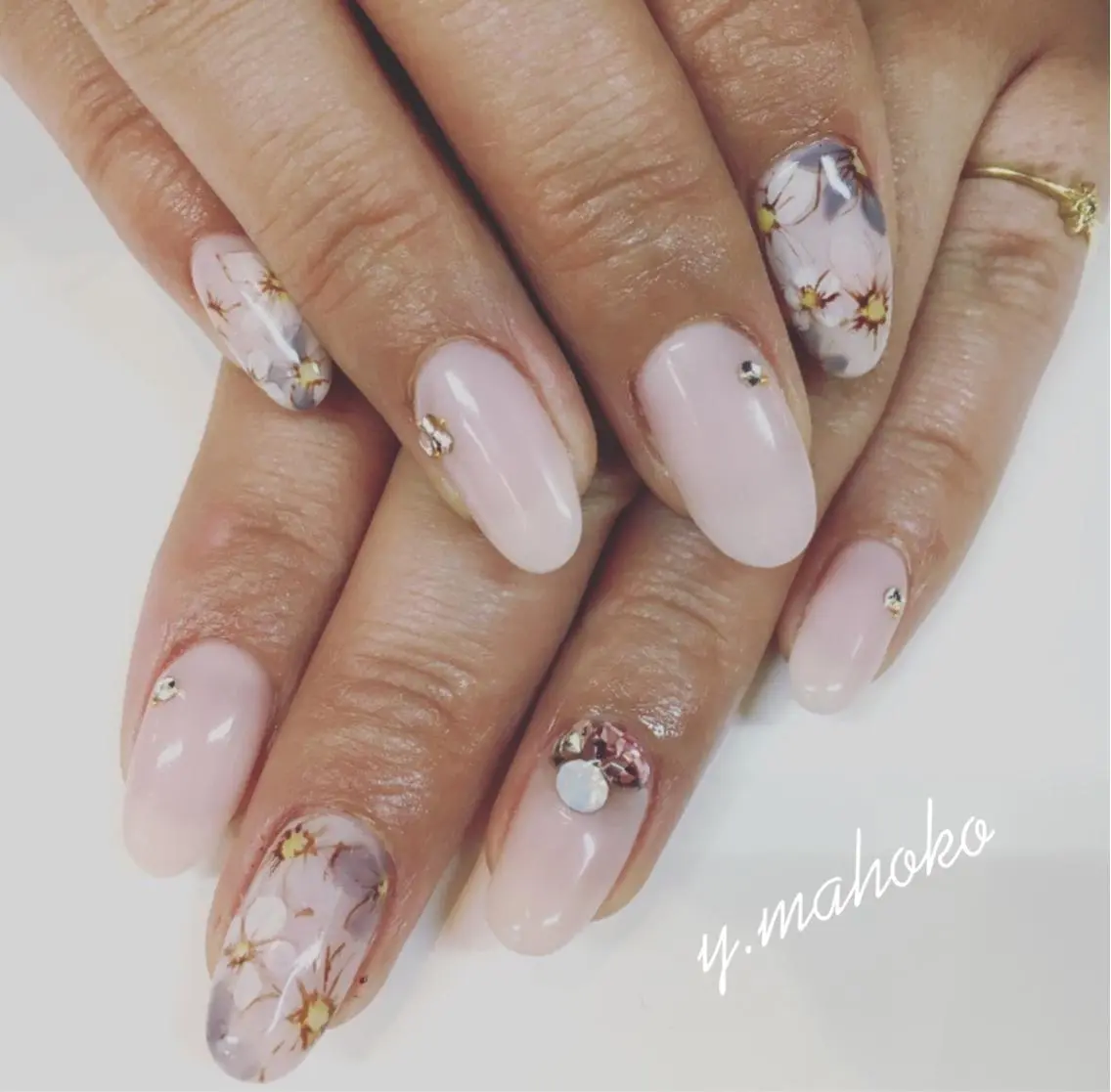 ネイル パラジェル有/ 長さだし/mahoのネイルデザイン