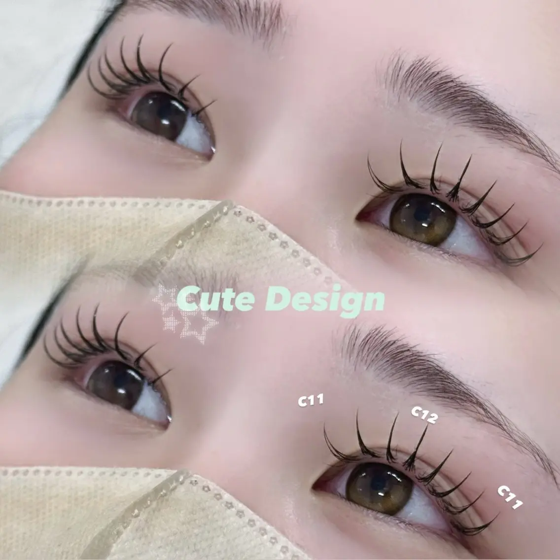フラットラッシュ80本 🌿 ܸ束感CT付🪽※オフあり別途550円の写真