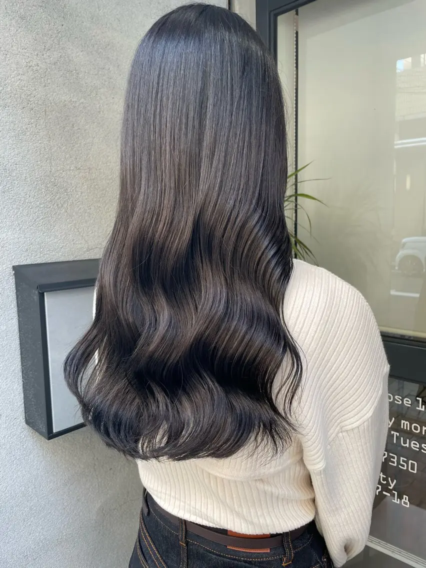 ロング カラー カット ヘアカラー トリートメント ヘッドスパ Suite‎🤍 Manaのヘアスタイル