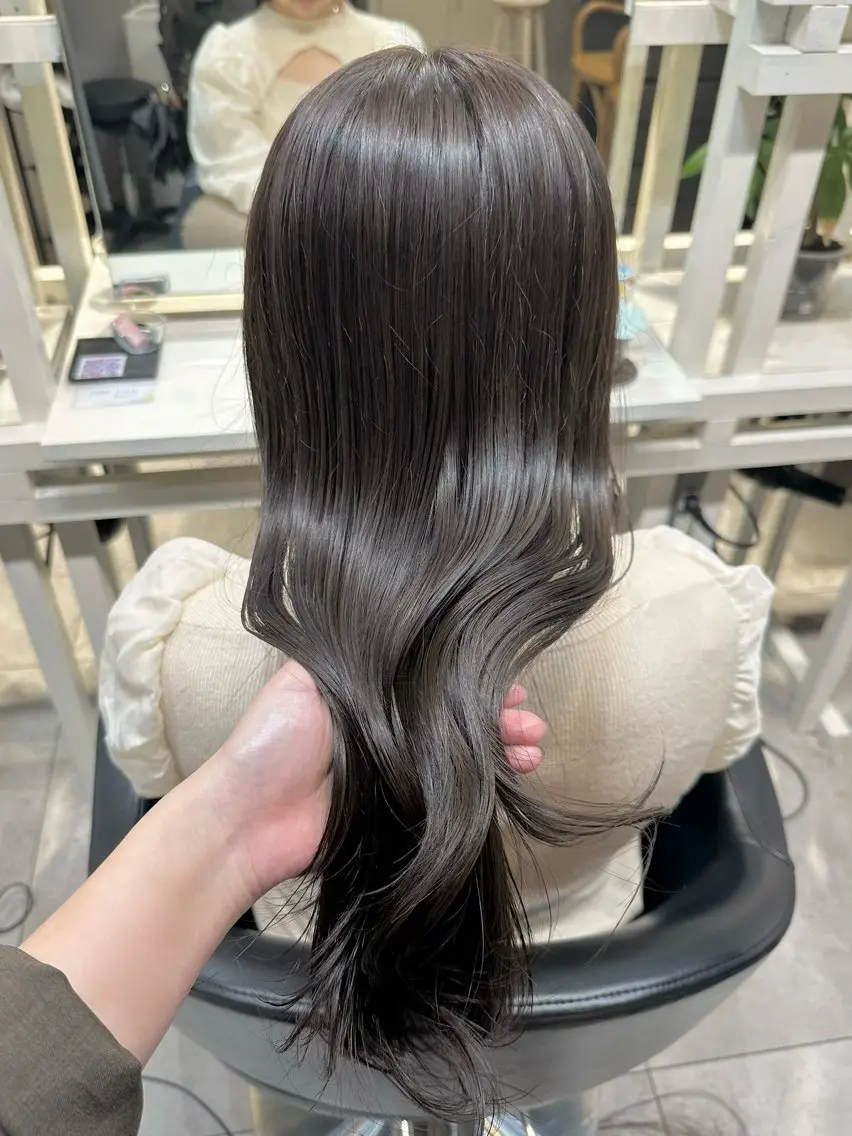ロング カラー カット ヘアカラー トリートメント 透明感カラー/ボブ /佐藤伶のヘアスタイル