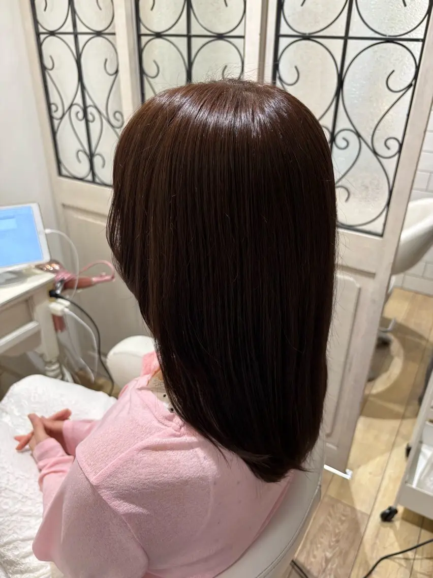 セミロング カラー カット ヘアカラー マコ ✿︎のヘアスタイル