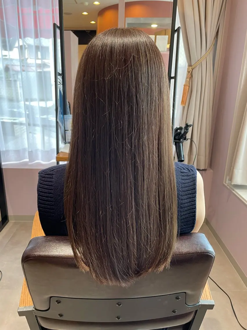 ロング カラー カット ヘアカラー 山本 純平のヘアスタイル