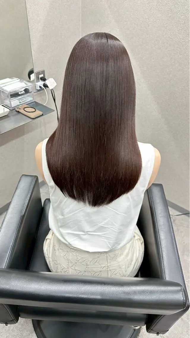ロング SLASHスラッシュ 木下結月果のヘアスタイル