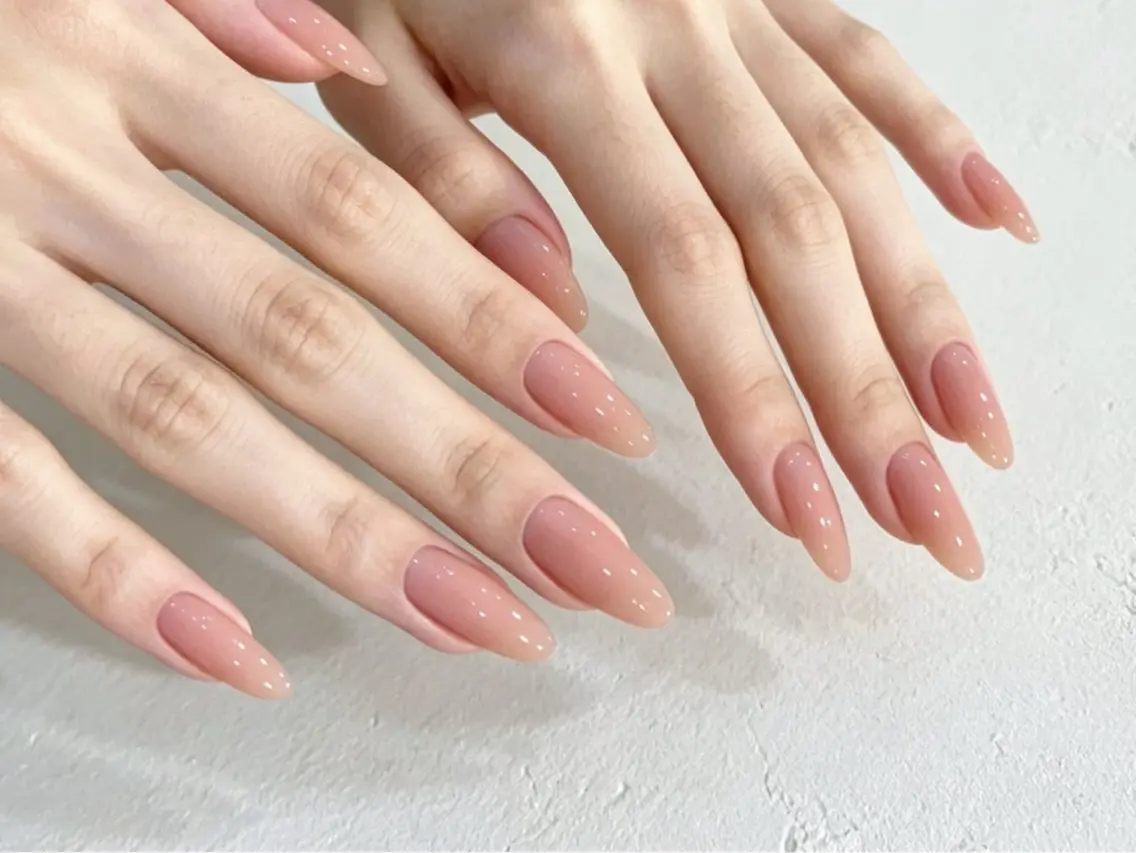 メンズ ネイル メンズ韓国風 オーロラネイル チークネイル 長さ出し フレンチネイル ハンドネイル ハンドケア NEW NAIL 池袋のネイルデザイン