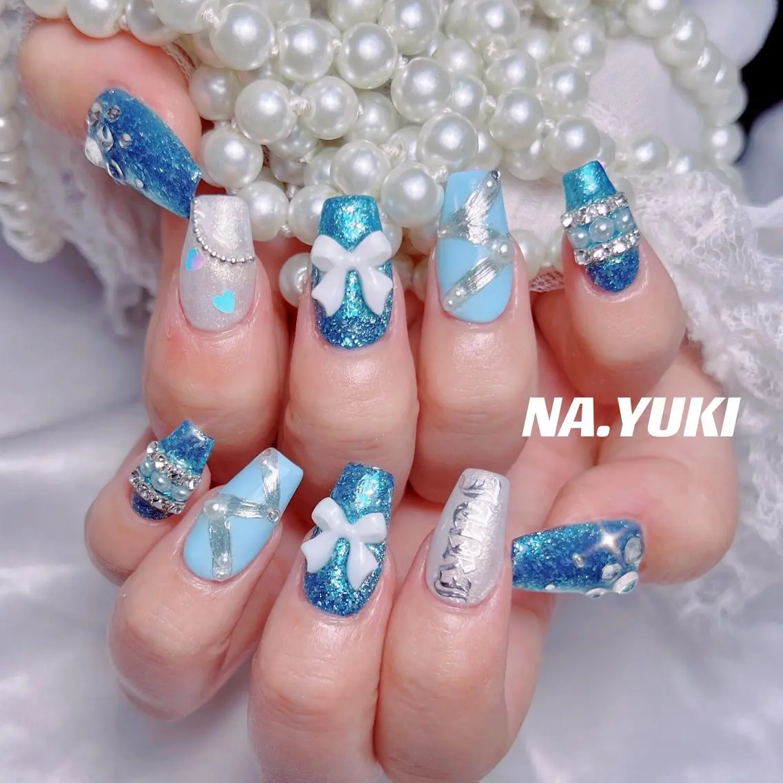 ネイル ハンドネイル 🎀 moo～ 🎀のネイルデザイン