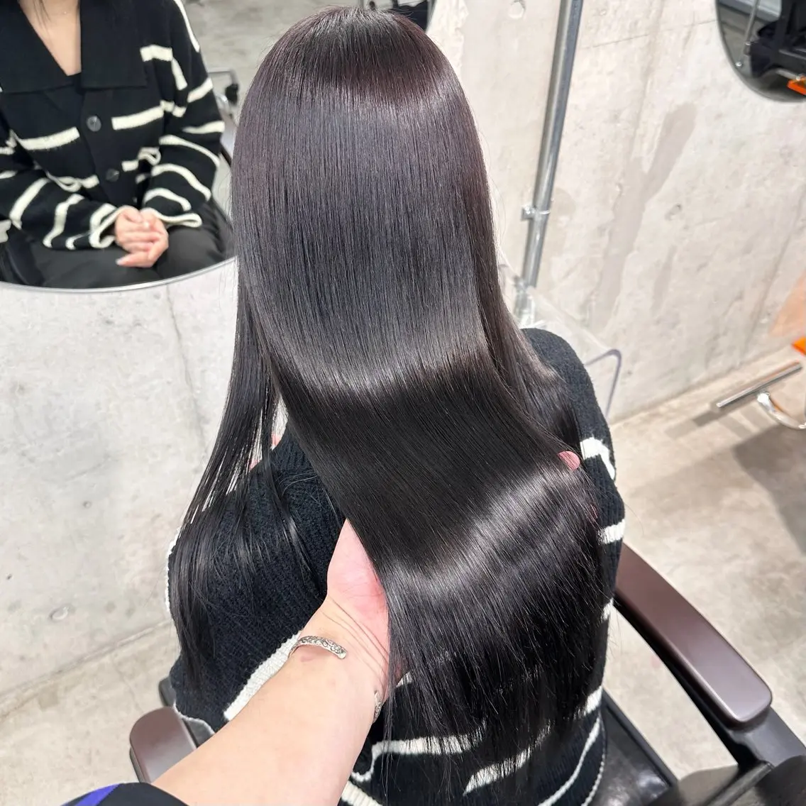 ロング カラー ヘアアレンジ カット ヘアカラー トリートメント TAKUMAブリーチ /デザインカラーのヘアスタイル