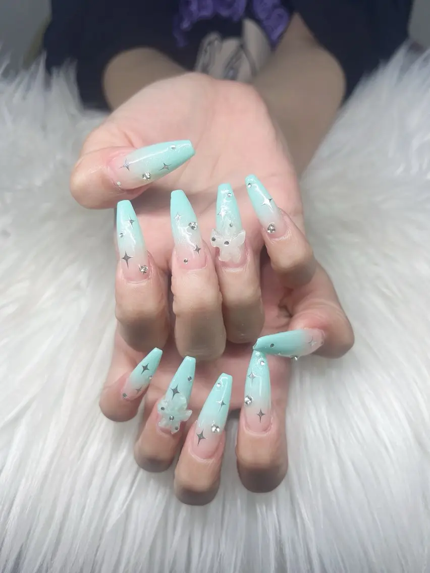 ネイル ハンドネイル Lee Nails チップ長さだし専門店のネイルデザイン