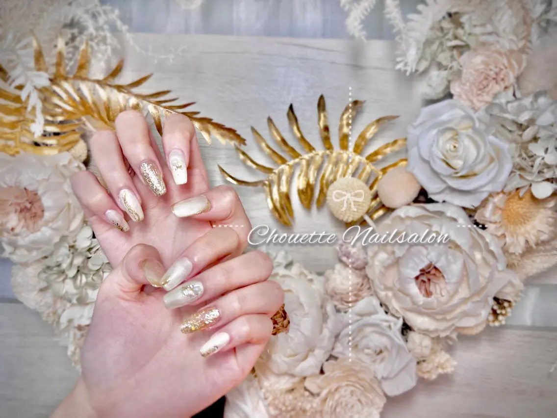 ロング ハンドネイル Chouette Nailのネイルデザイン