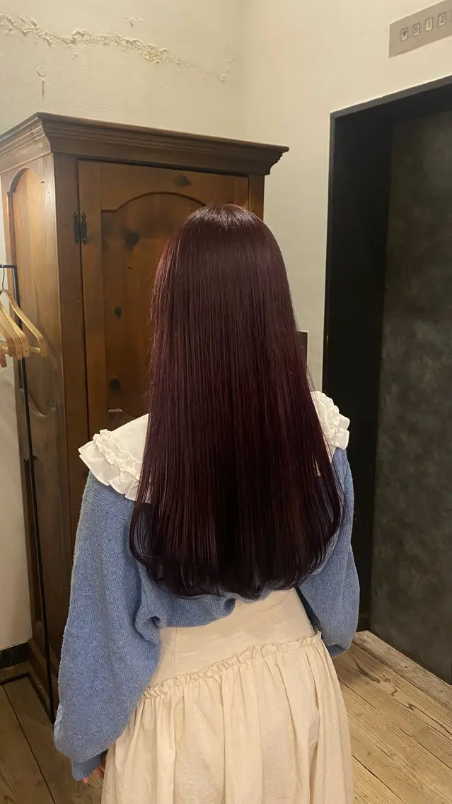 ロング カラー 透明感カラー 🦙なりたりみのヘアスタイル