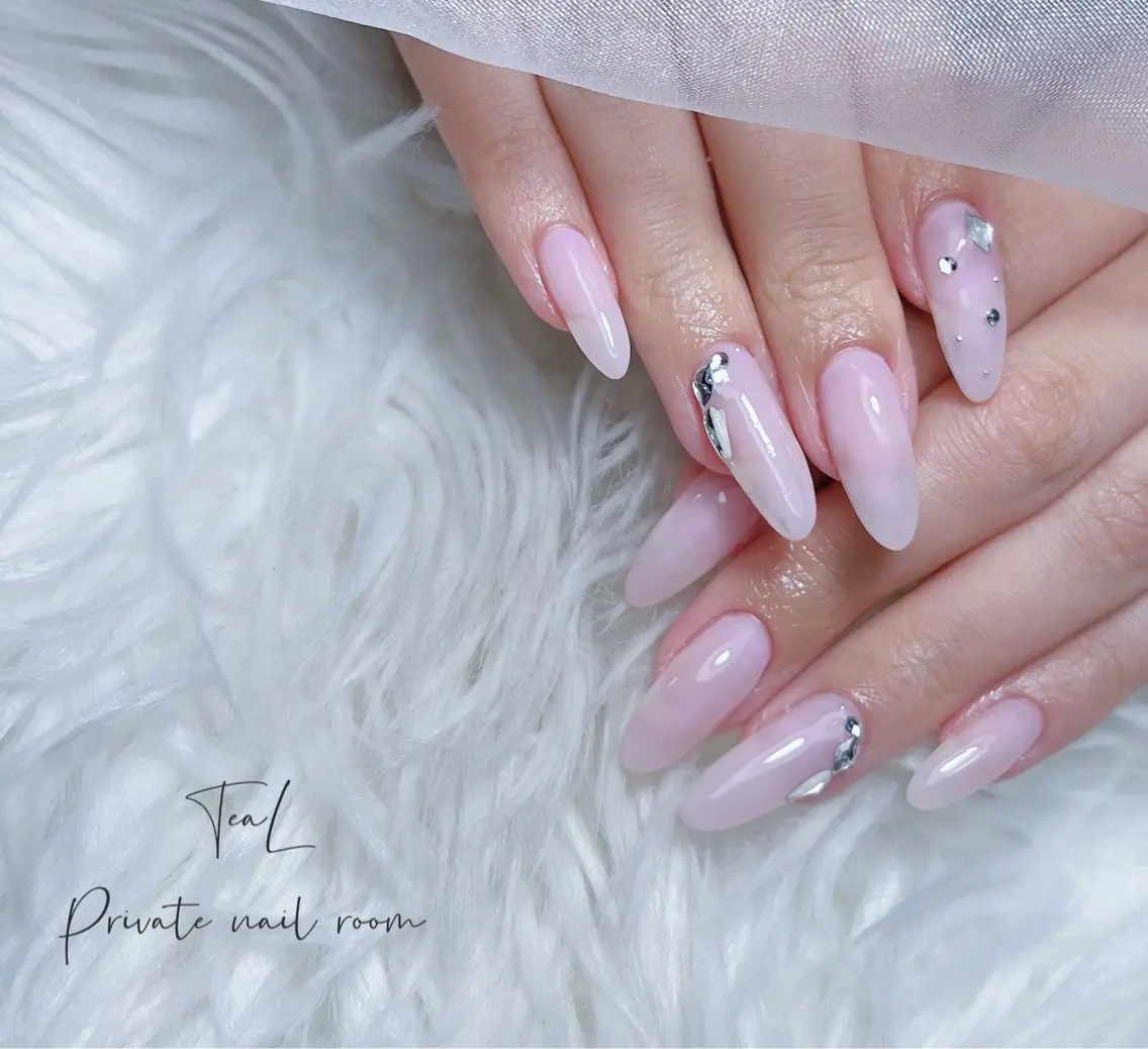 ネイル ワンカラーネイル ハンドネイル TeaL nailのネイルデザイン