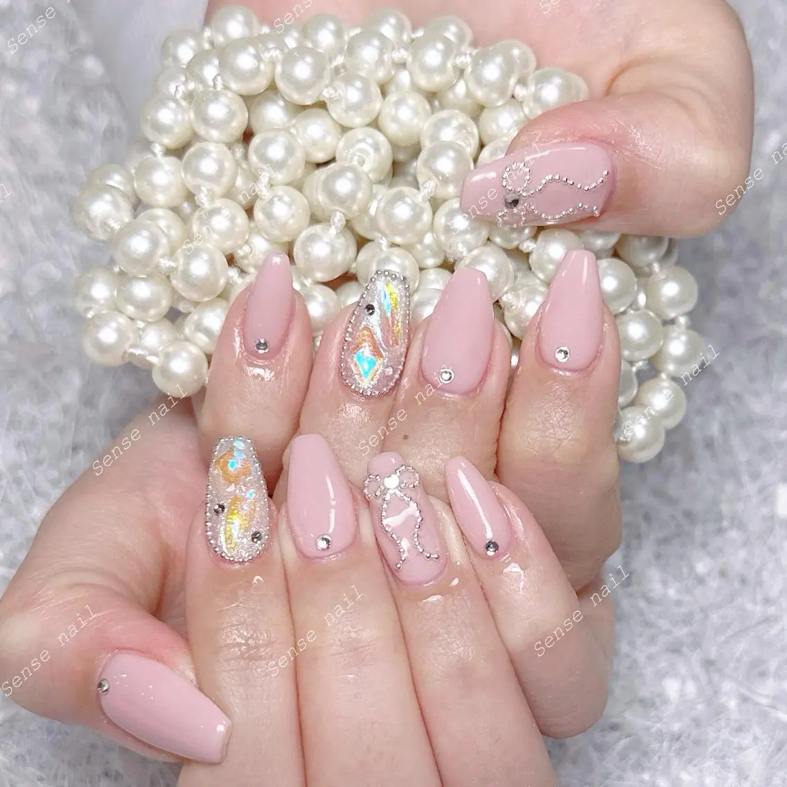ネイル ハンドネイル Bunny 🐰のネイルデザイン
