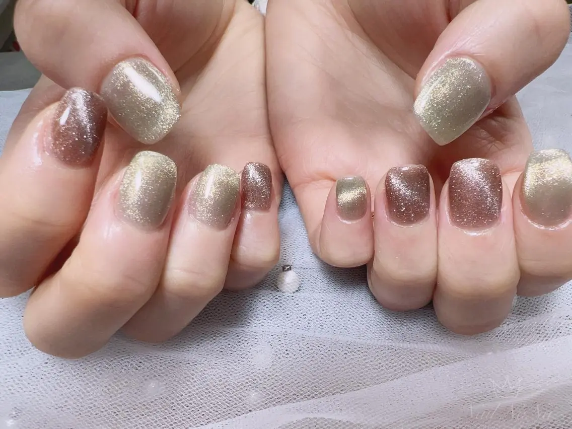ショート カラー ネイル ハンドネイル Nail NaNaのネイルデザイン