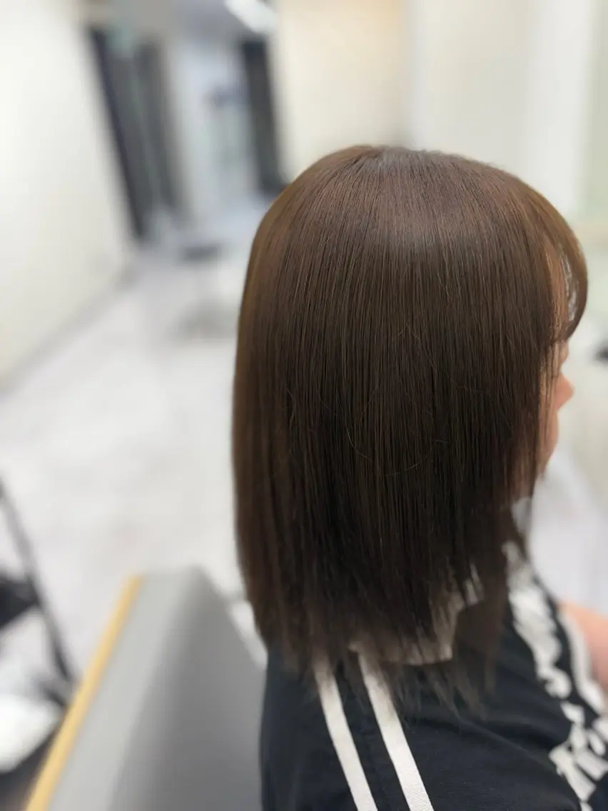 ミディアム ヘアカラー 立川/ゆう 縮毛矯正のヘアスタイル