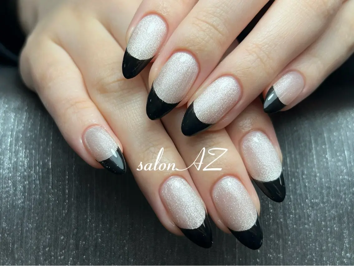 ネイル 桜ネイル 長さ出し フットネイル フレンチネイル ジェルネイル salon AZのネイルデザイン