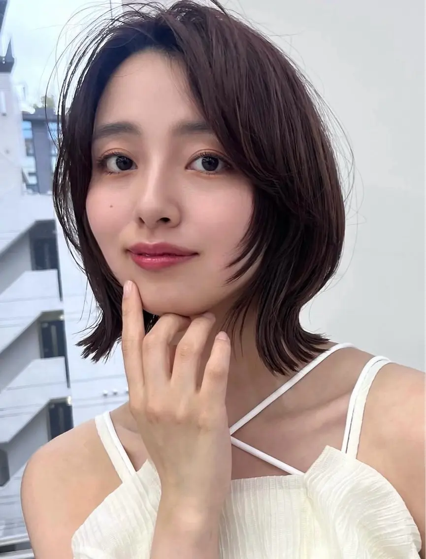 ショート カラー カット ヘアカラー トリートメント ウルフ🦋顔まわり ❤︎ ͛めいのヘアスタイル