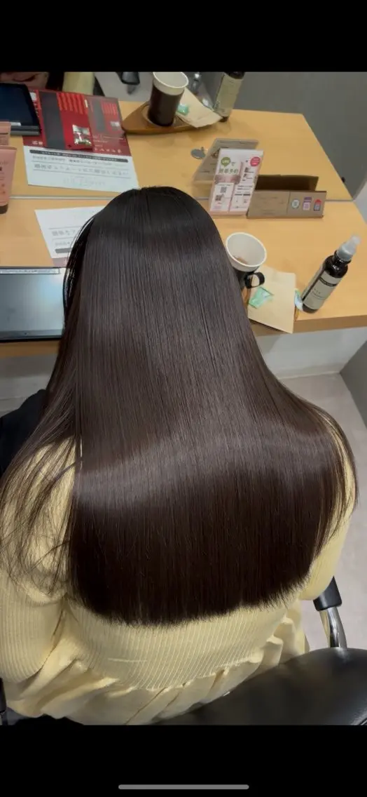 セミロング 髪質改善 トリートメント 酸熱トリートメント トリートメント 髪質改善ヘアケア 艶髪特化/上田のヘアスタイル