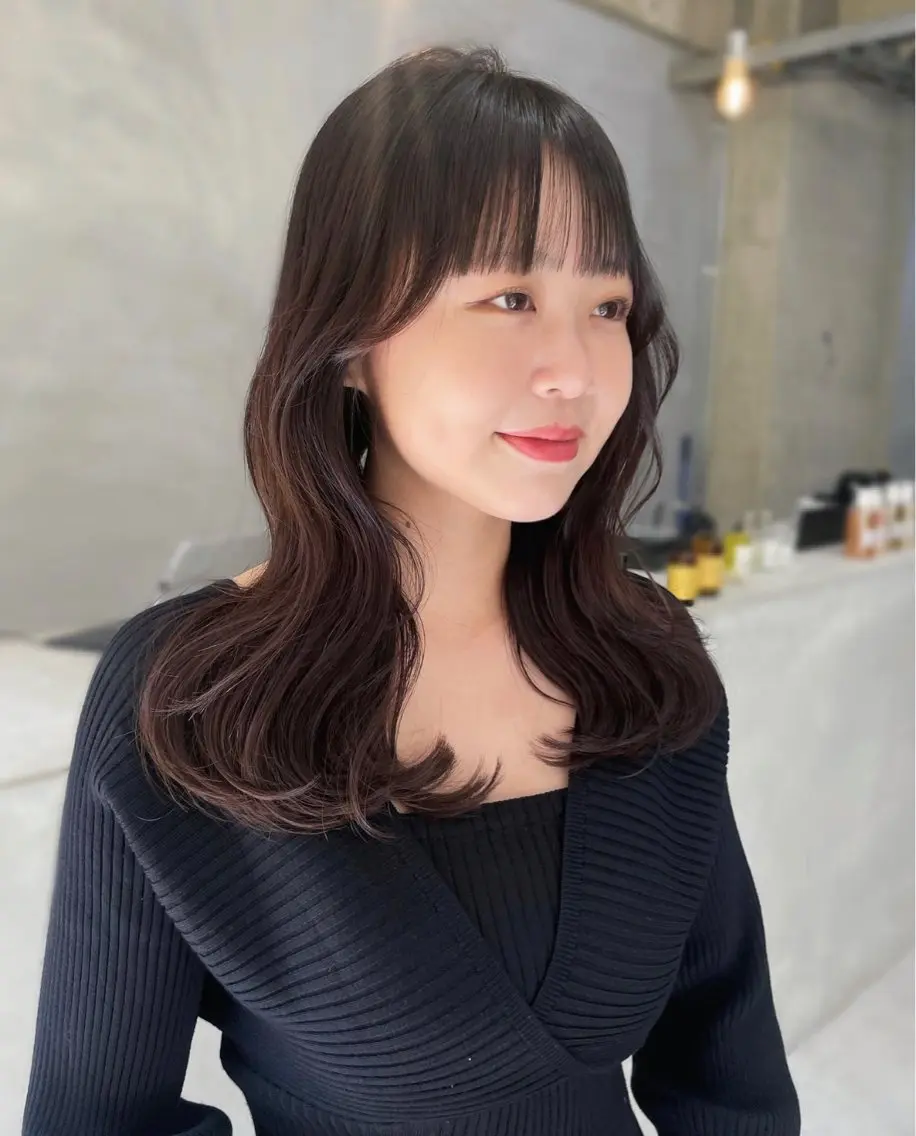 ミディアム fuka モデル募集のヘアスタイル