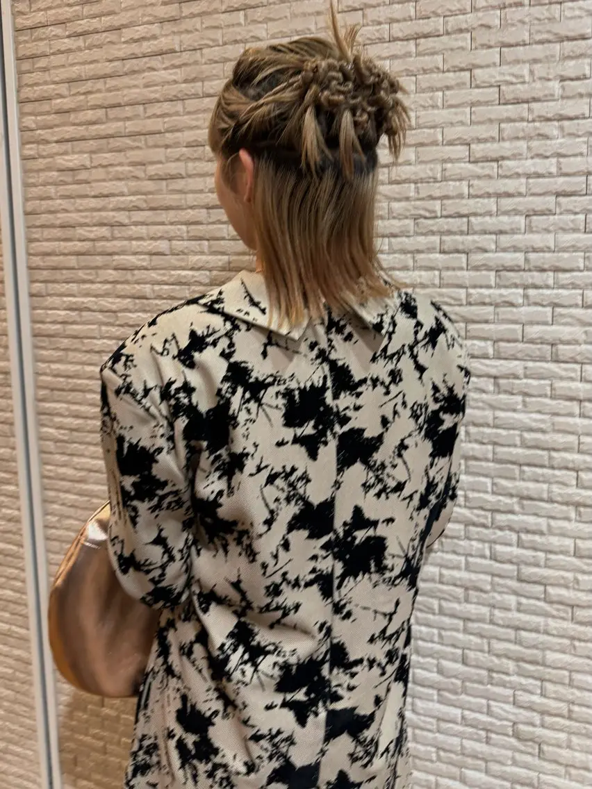 ヘアアレンジ ハーフアップ m ā l o.🌷 サカモトマイコのヘアスタイル