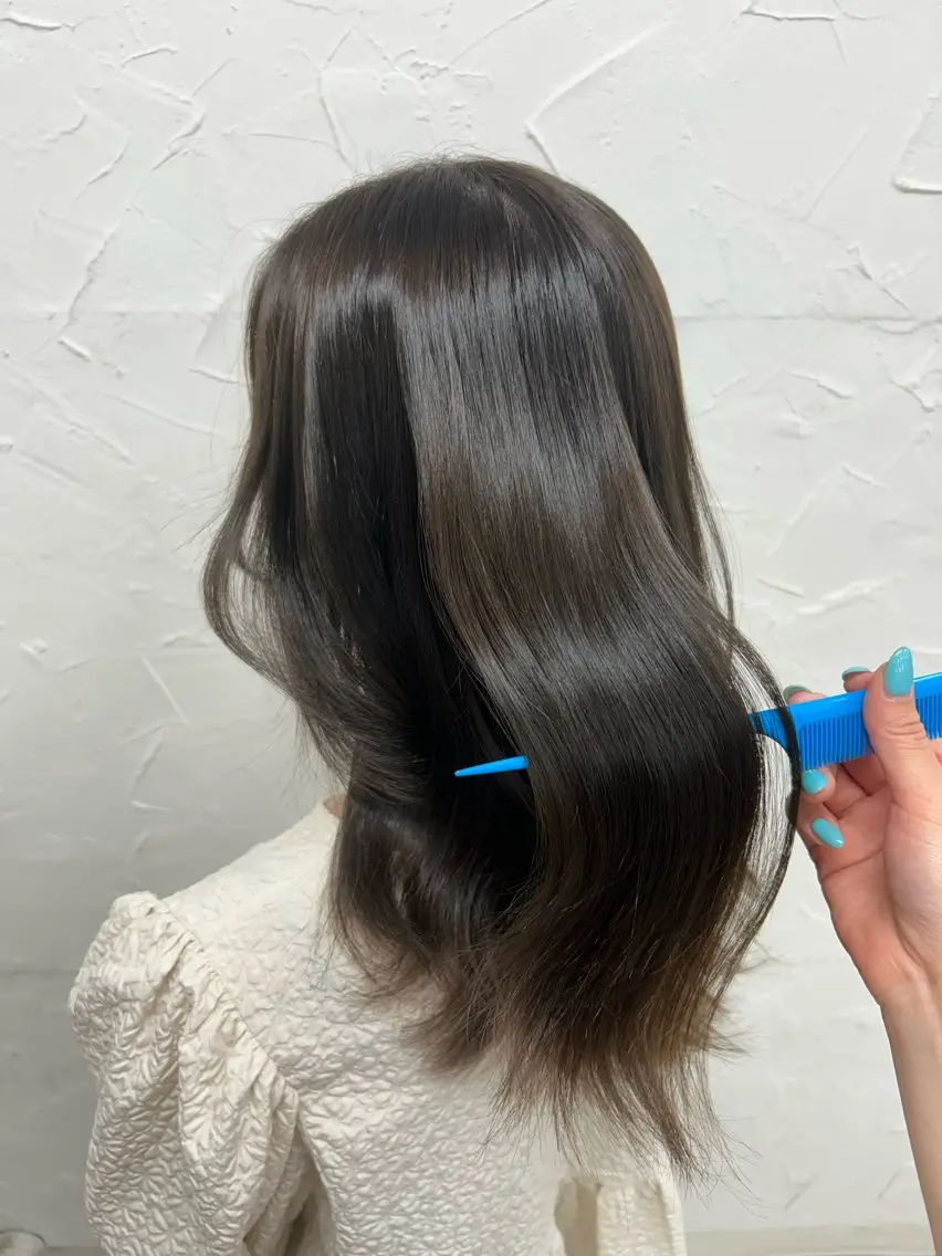 ミディアム ヘアカラー トリートメント MIHIRO🍀 ヘアメイク/レイヤーのヘアスタイル