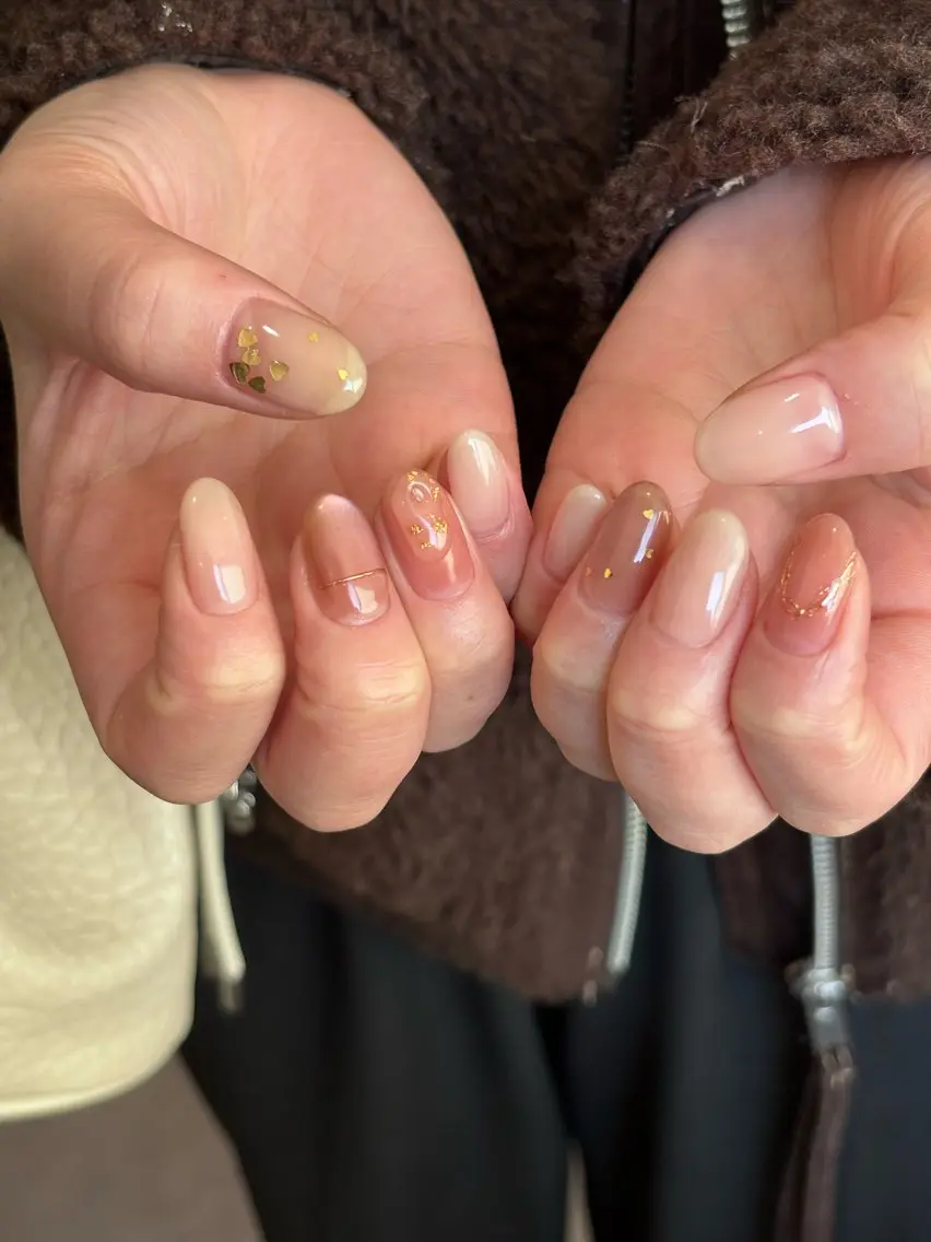 ネイル シンプルネイル SOL　nail イマナカのネイルデザイン