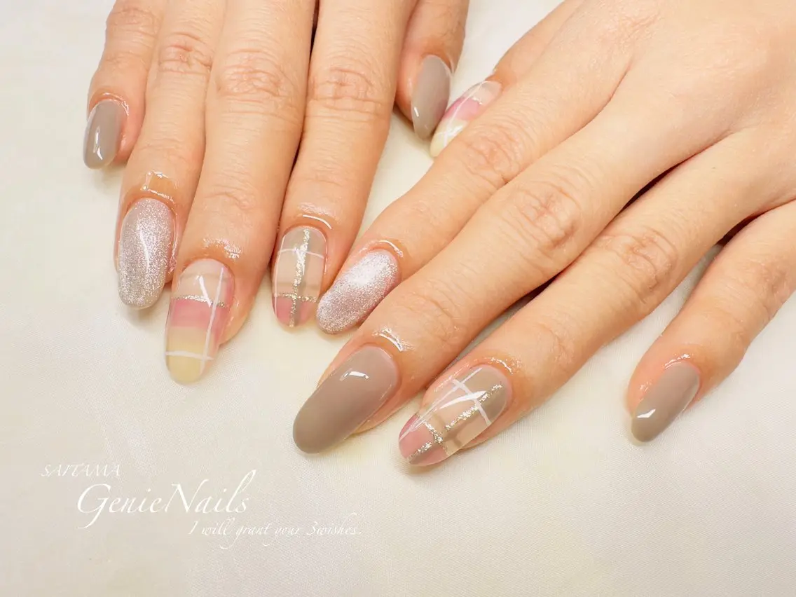 メンズ ネイル アートネイル フットネイル メンズネイル 持ち込み Genie Nailsのネイルデザイン