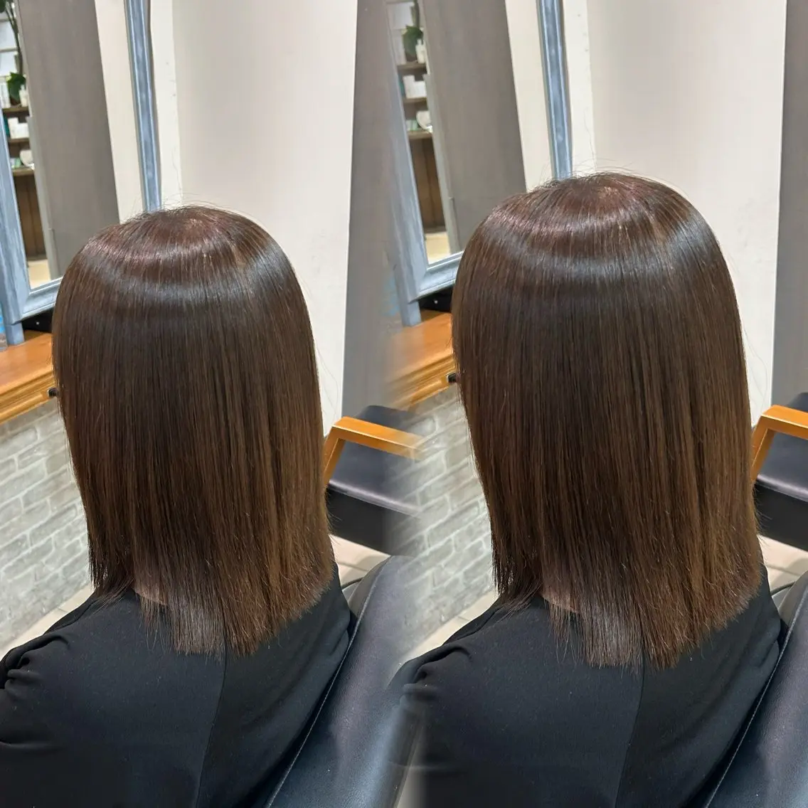 カラー ヘアカラー 🩶【巻ける縮毛 矯正】🩶蘭のマツエク・マツパデザイン
