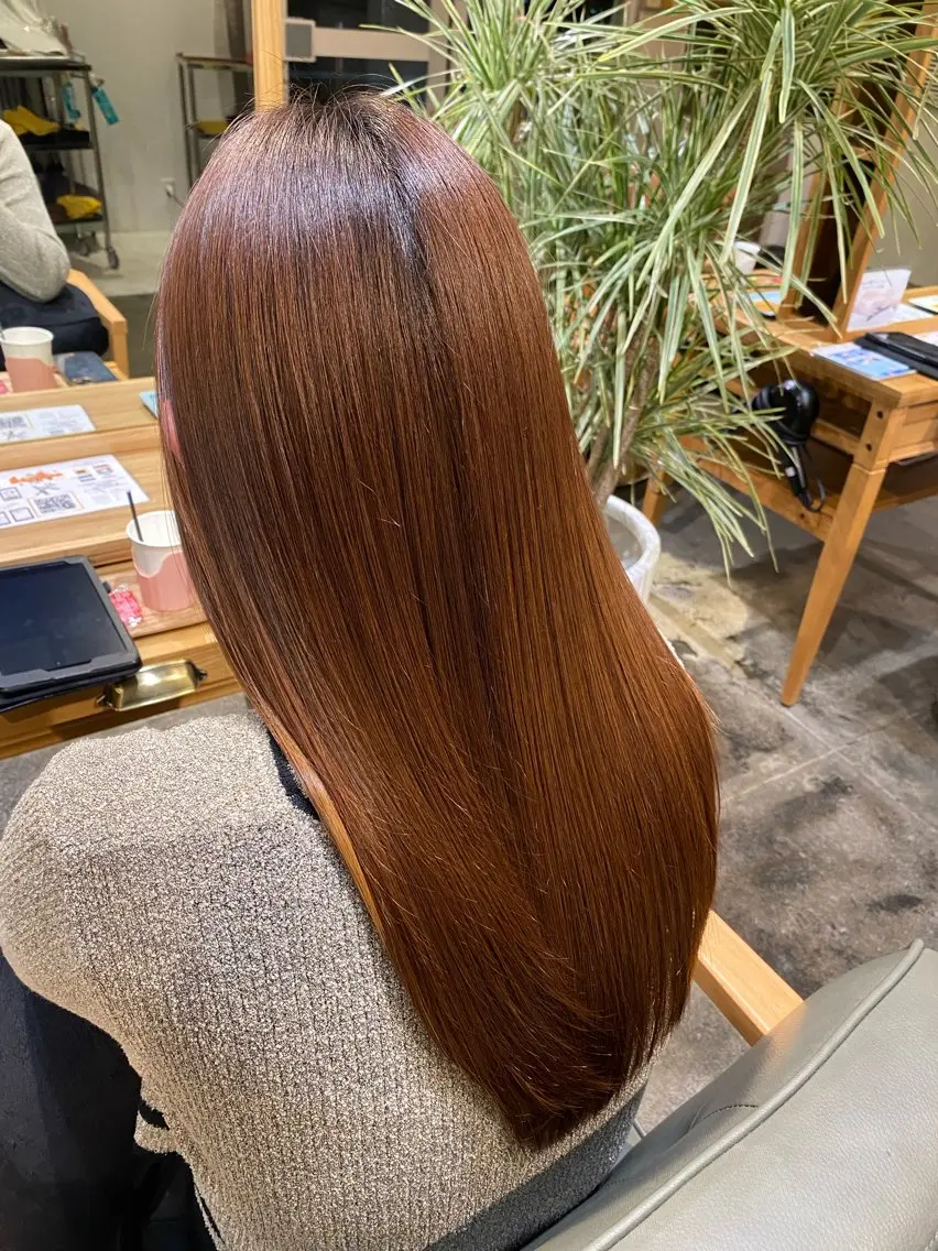 ロング ロング 安藤 結花のヘアスタイル