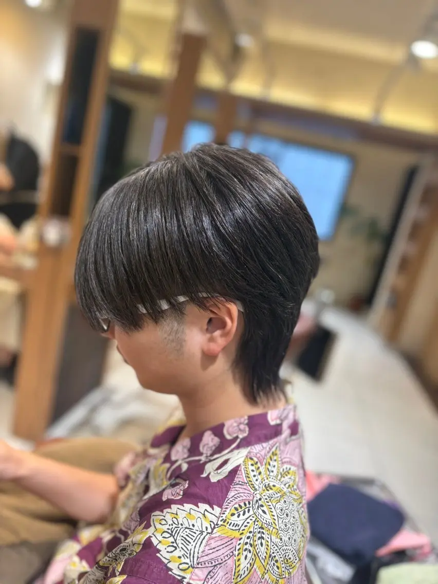 ショート メンズ カット メンズパーマ/韓国風 レイヤー✨みずか💜のヘアスタイル