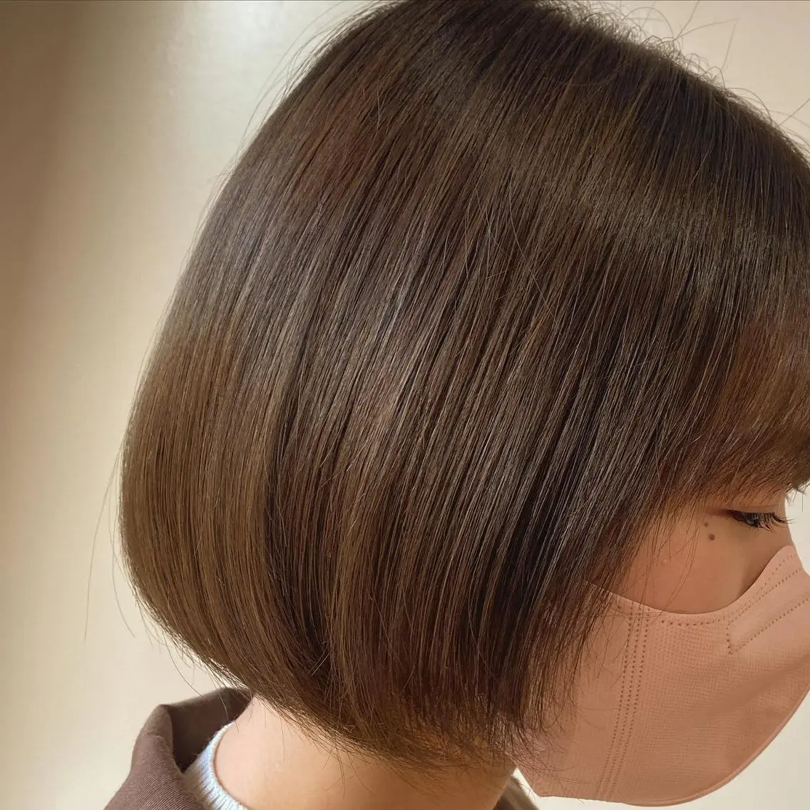 ミディアム ミディアムパーマ 髪質改善 タンバルモリ 韓国風ヘア トリートメント Shikota Nagisaのマツエク・マツパデザイン