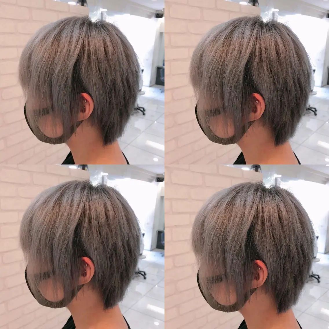 ショート カラー アッシュ ホワイトアッシュ 🌷MAYU 🌷のヘアスタイル