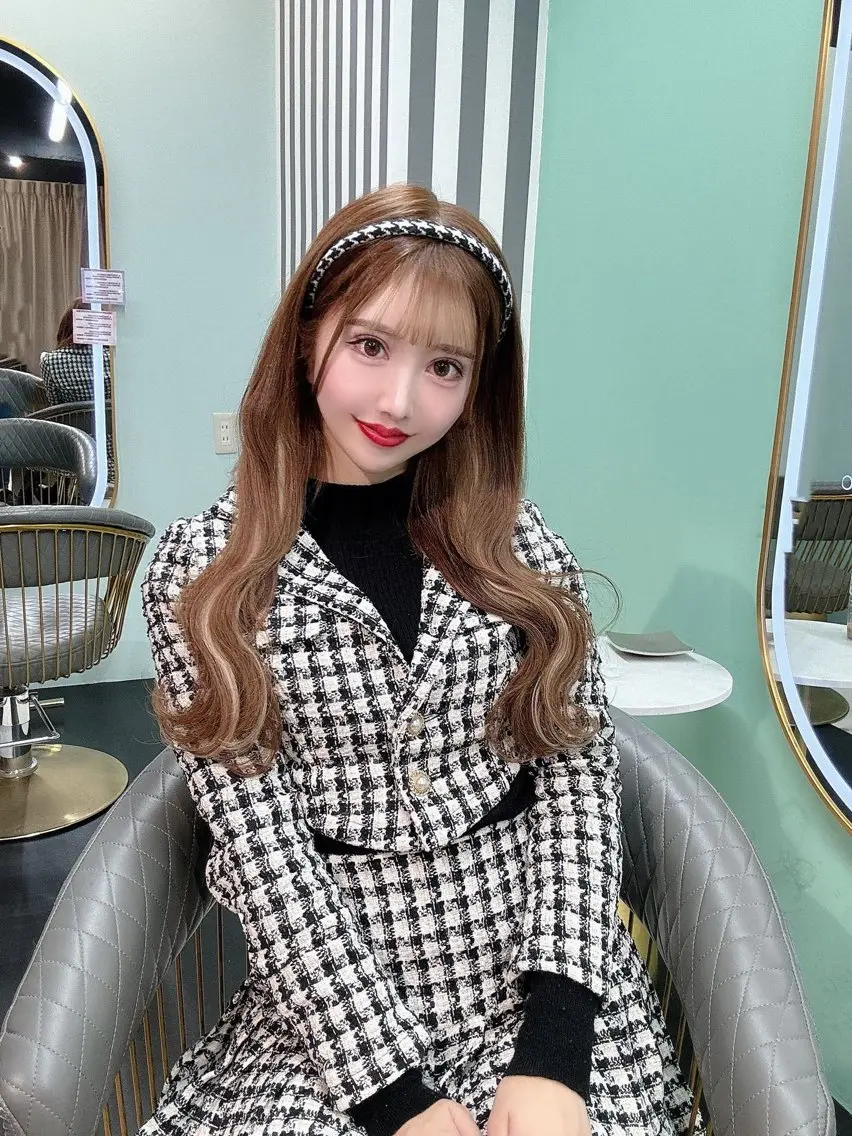 ロング カラー 🐺新宿manabu プルエクステのヘアスタイル