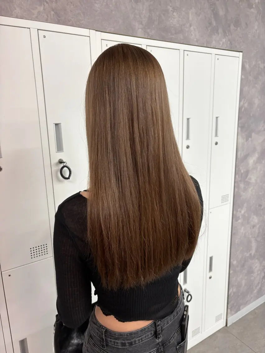 ロング カット ヘアカラー トリートメント ギャル⚜️巻き髪 ⚜️ちづるのヘアスタイル