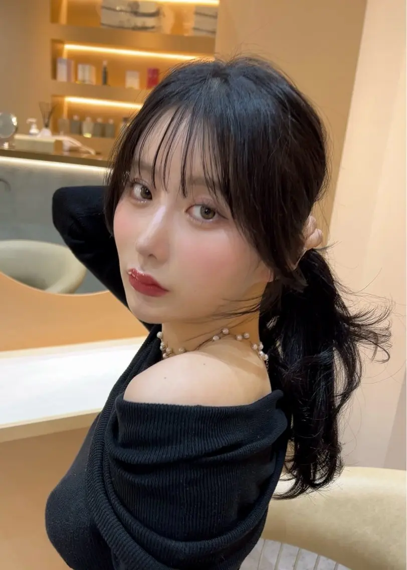 ロング 髪質改善 縮毛矯正 トリートメント カット ヘアカラー トリートメント 🫧髪質改善 講師🫧🍎幹細胞のヘアスタイル