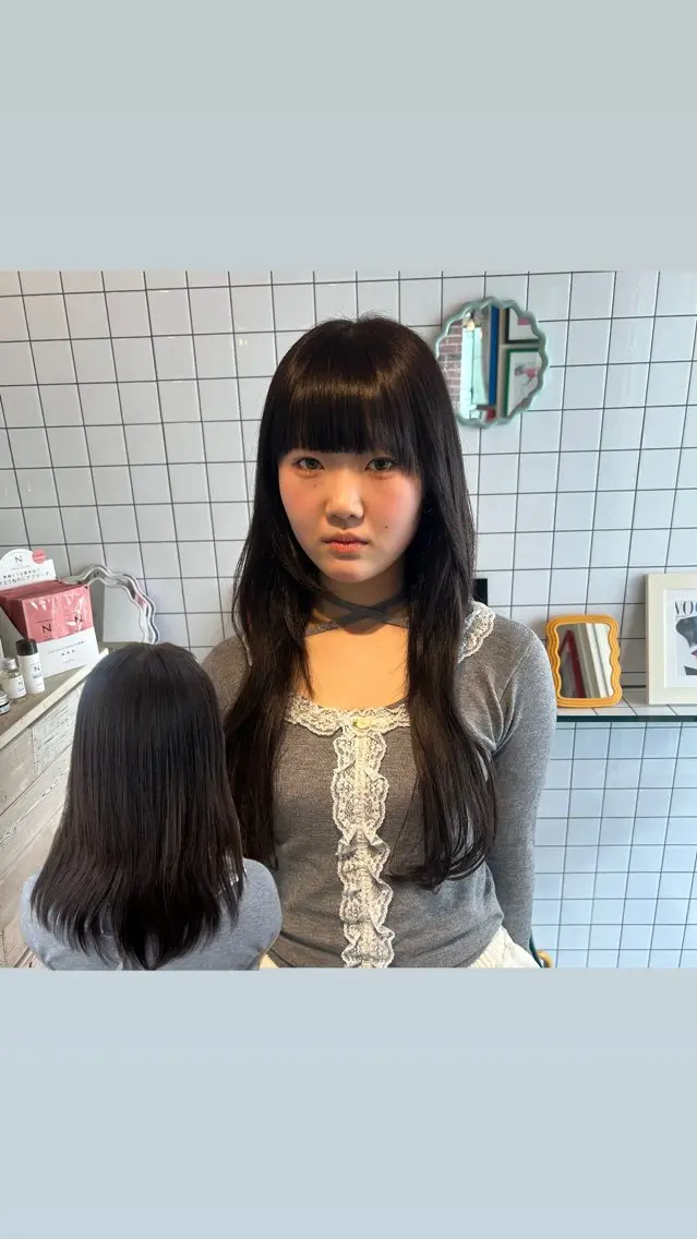 ロング シールエクステ エクステ ロング エクステ 👗 himariのヘアスタイル