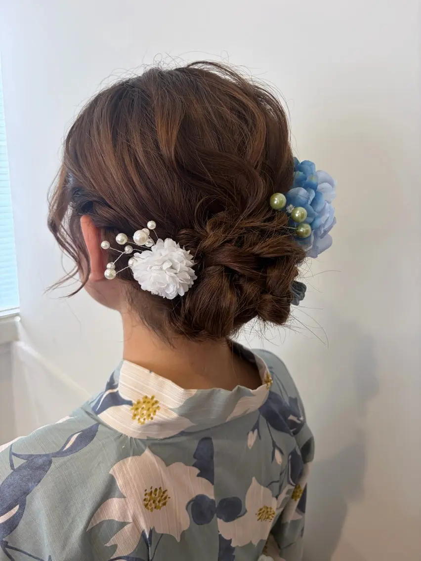 ヘアアレンジ 🌈透け感カラー RINA🌈のヘアスタイル