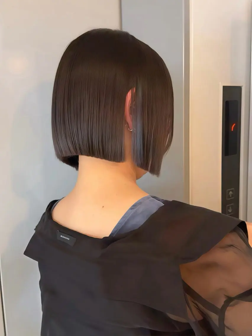 ショート カット ヘアカラー トリートメント ボブ/レイヤーカット 縮毛矯正/コウキ新宿のヘアスタイル