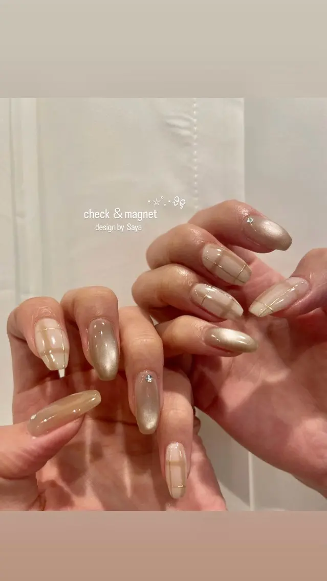 ネイル マグネットネイル ハンドネイル MASHU /サヤnail♡のネイルデザイン