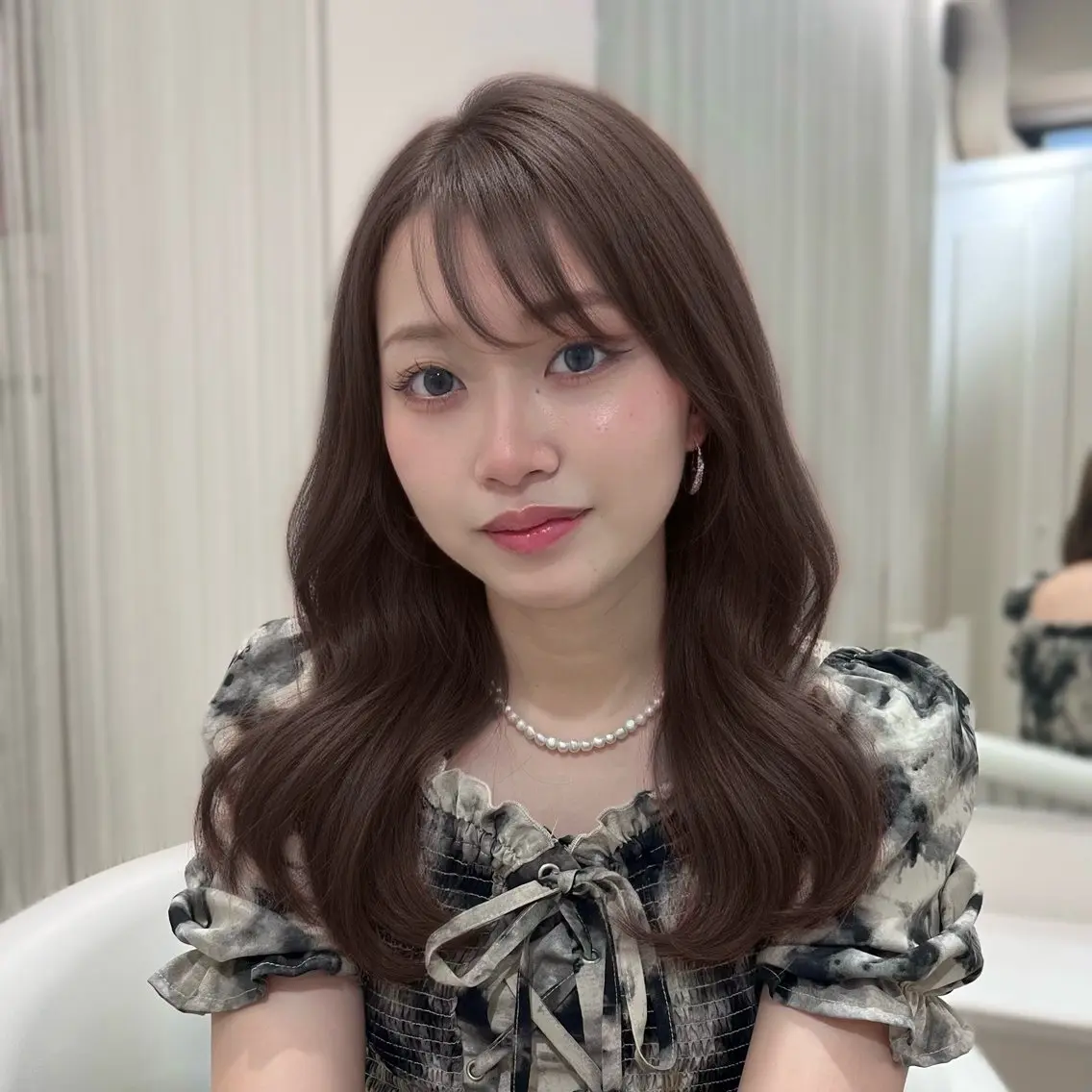 ロング カラー トリートメント ヘアカラー Parve Mix 森 美遥🩶のヘアスタイル