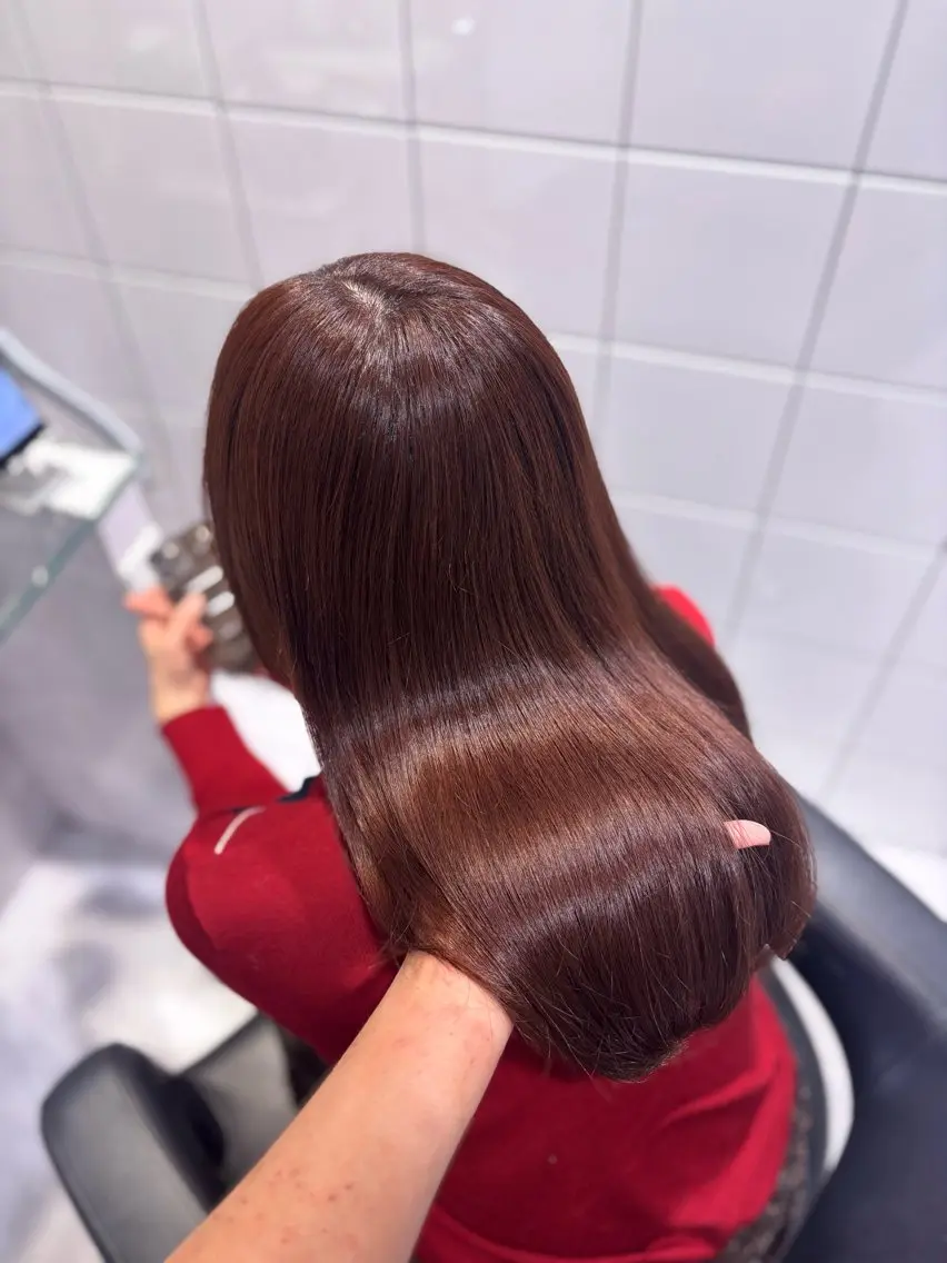 ロング カラー ブリーチ ダブルカラー ブリーチなしカラー トリートメント 淡めベージュ🤎ショ ート🤎Kiyokaのヘアスタイル