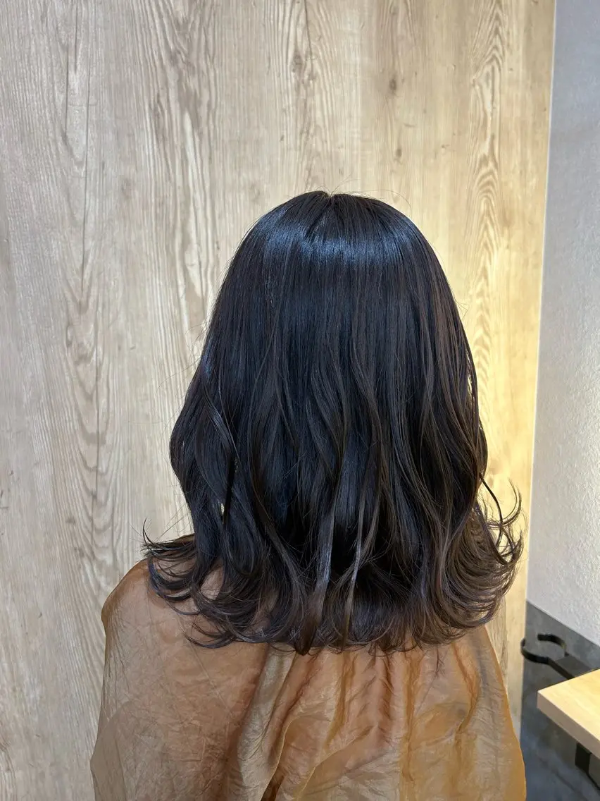 ミディアム カラー ヘアアレンジ カット ヘアカラー トリートメント TELA HAIR 守谷のヘアスタイル