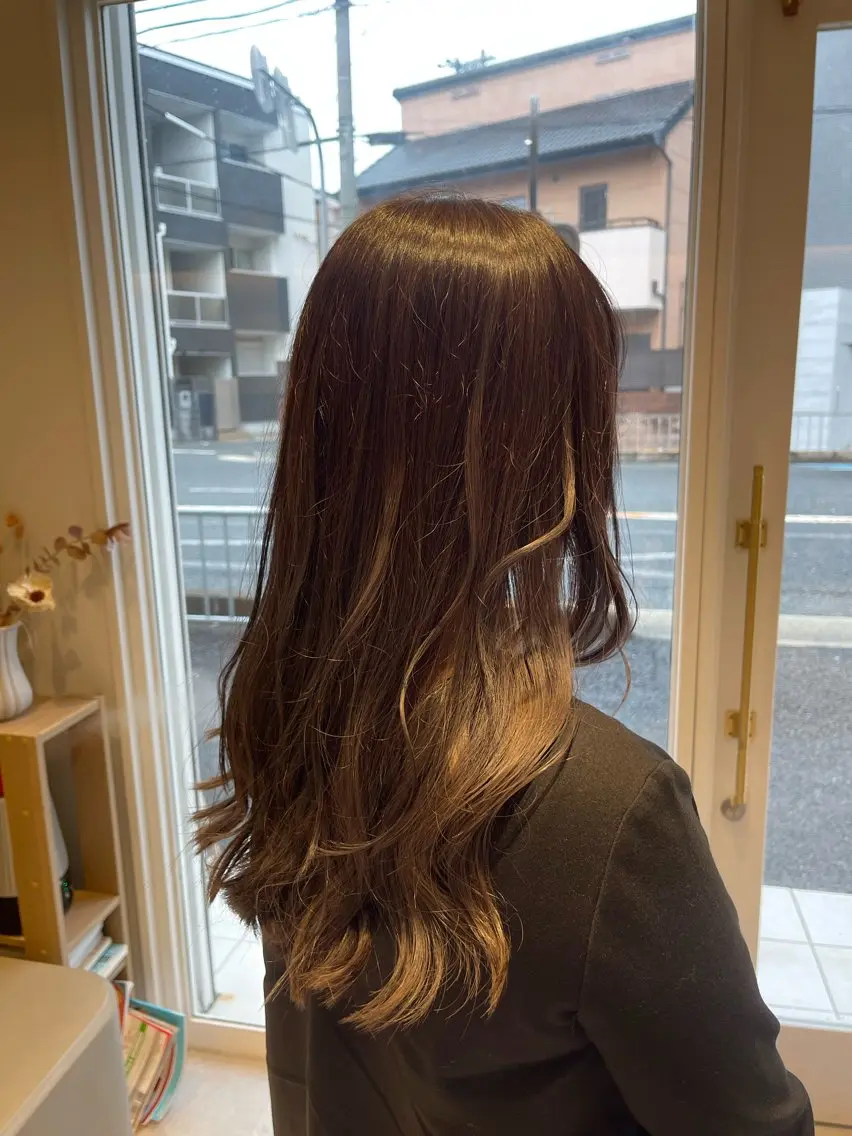 ロング 城間 晴人のヘアスタイル