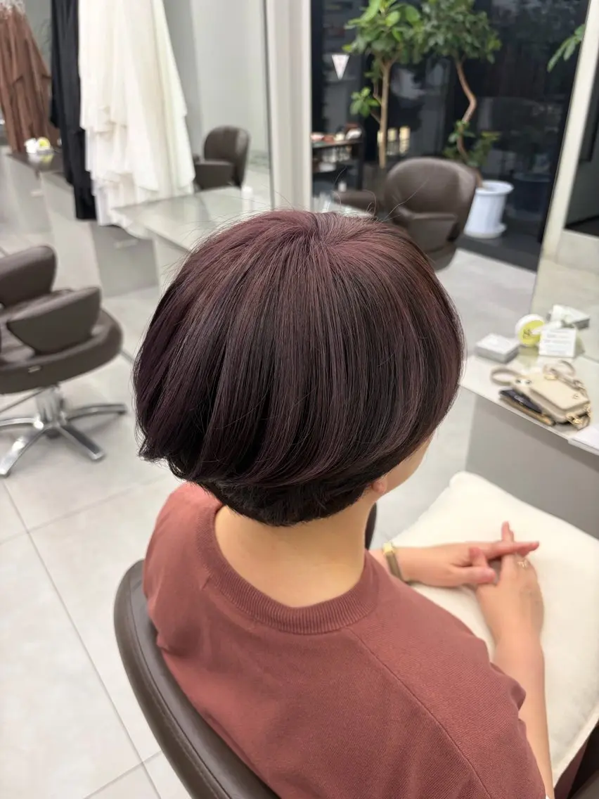 ショート カラー ヘアカラー ogata ayumiのヘアスタイル