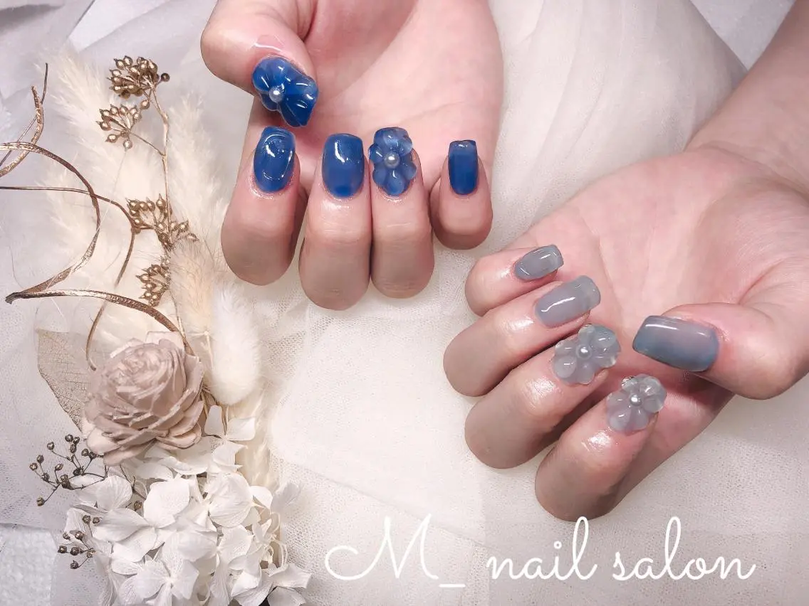 ネイル スカルプネイル M_ nail salonのネイルデザイン