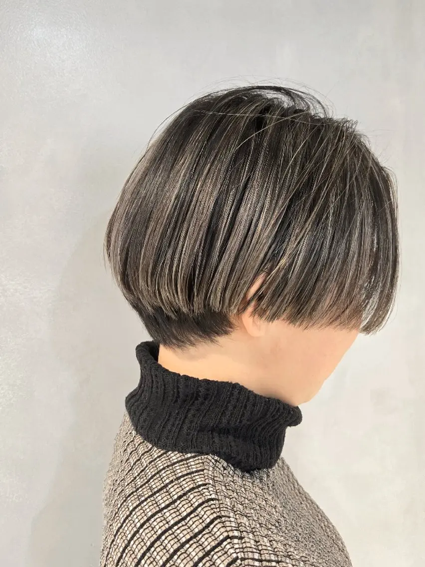 ショート カラー ショート・ボブ✂️ 紅葉のヘアスタイル