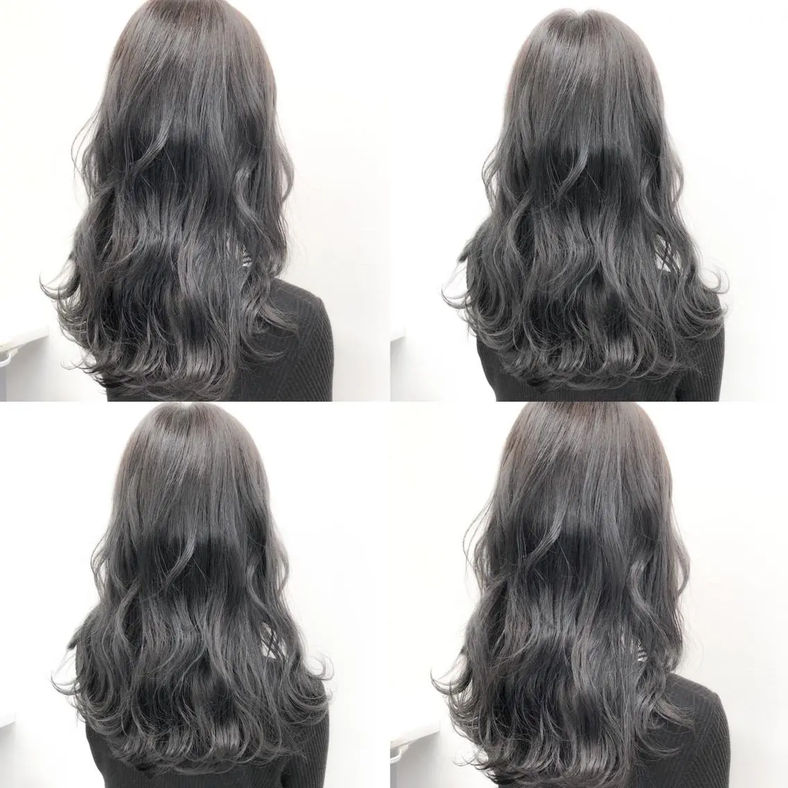 ロング ヘアカラー トリートメント ハイトーン×レイヤー カットTAKUMIのヘアスタイル