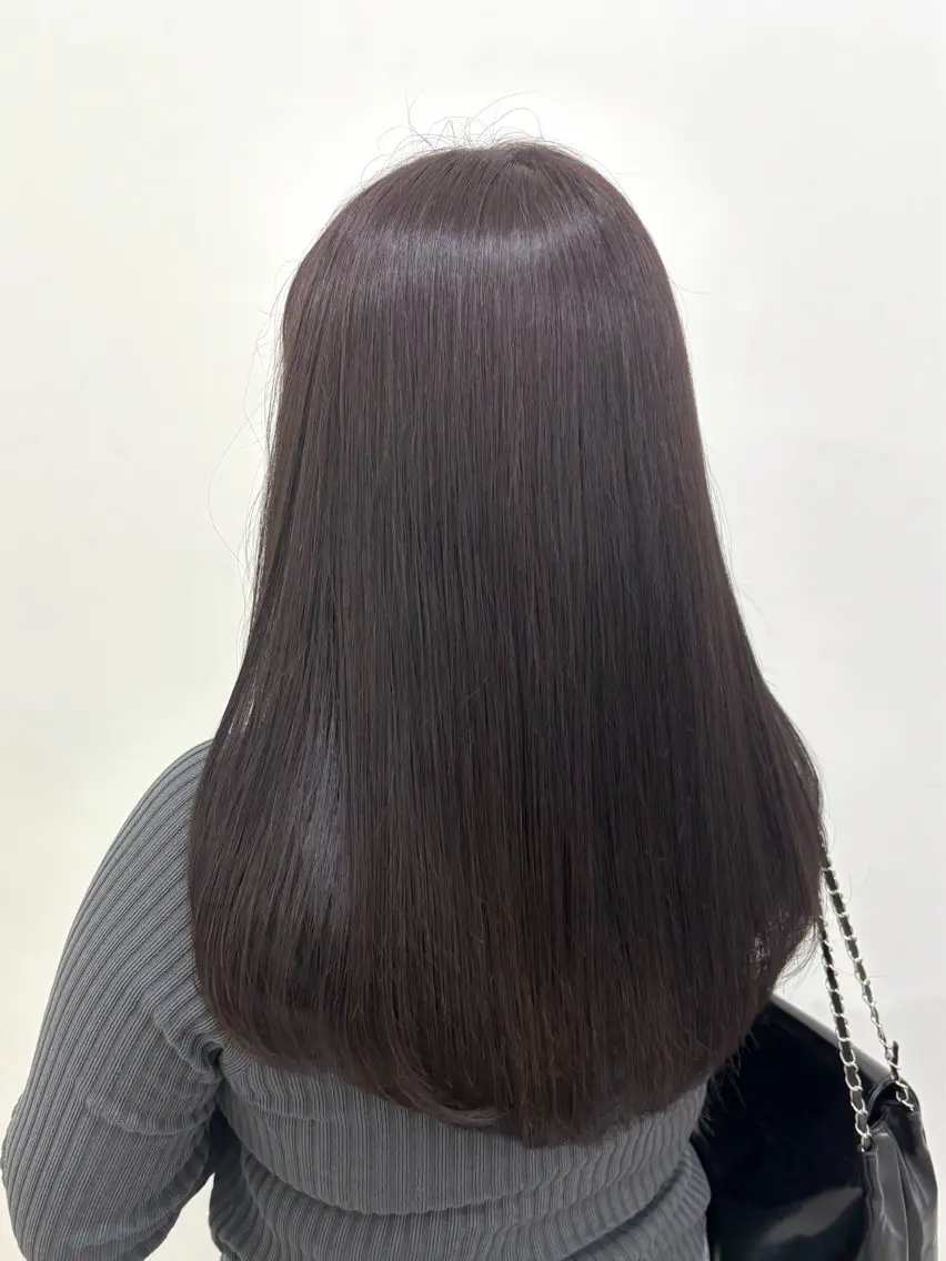 ロング カット ヘアカラー トリートメント 🎀クロスパーマ/ ボブ🎀MOMONAのヘアスタイル