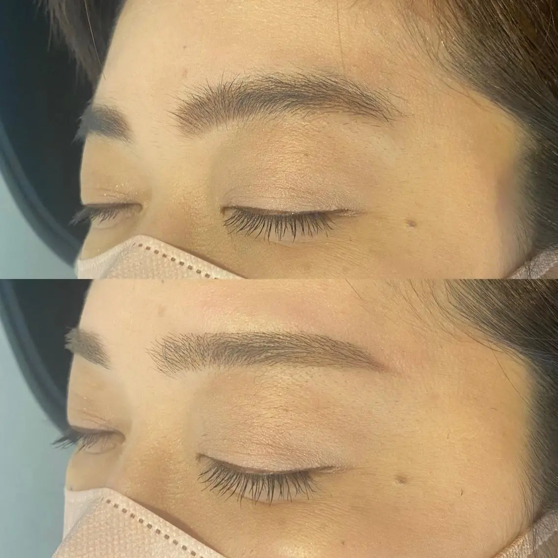アイブロウ ワックス脱毛 眉カット pep natsumiのヘアスタイル