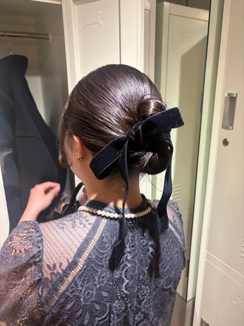 ヘアアレンジ たかなみ りなのヘアスタイル