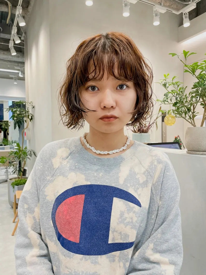 ミディアム パーマ ayaka 🍀のヘアスタイル